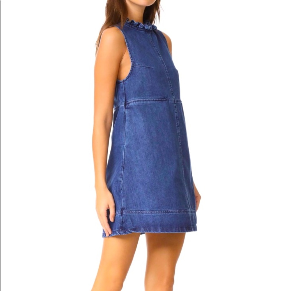 Ryder Morgan ruffle denim Dress